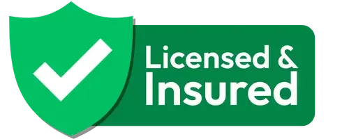 Licensed & Insured green shield badge – Earthworks Auckland